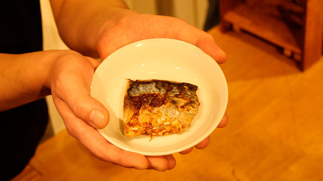 サバのぬか漬け焼き